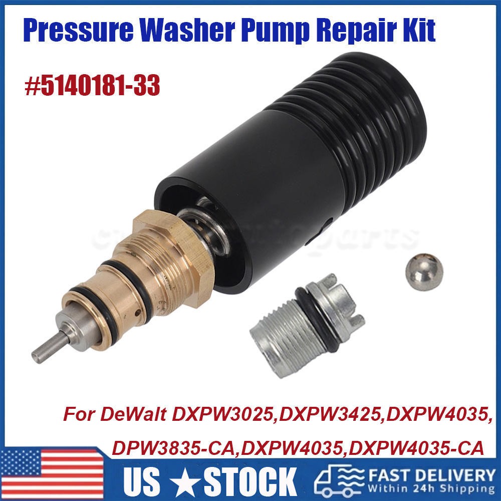 5140181-33 Pump Unloader Valve Repair Kit For DeWalt DXPW3025 DXPW3425 DXPW4035