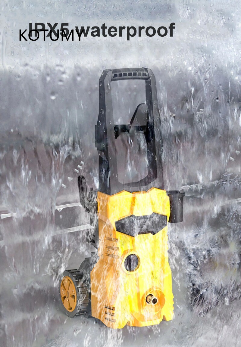 Car Wash Machine High-Pressure 220V Water Gun Floor Cleaning Pressure Pump Brush