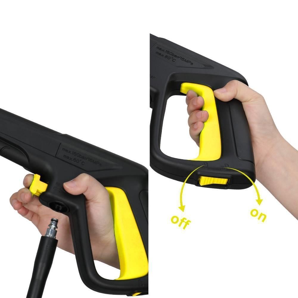 High Pressure Washer 3800PSI with Touch Screen Adjustment Pressure 2.8GPM Yellow