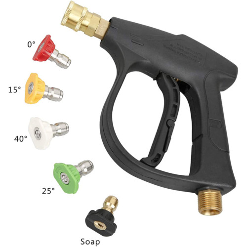 High Pressure 4000PSI Car Power Washer Gun Spray Wand Lance Nozzle and Hose Kit