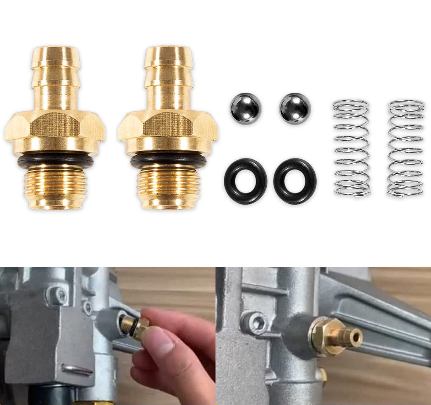 Pressure Washer Chemical Soap Injector Kit for Briggs & Stratton/Homelite/Ryobi