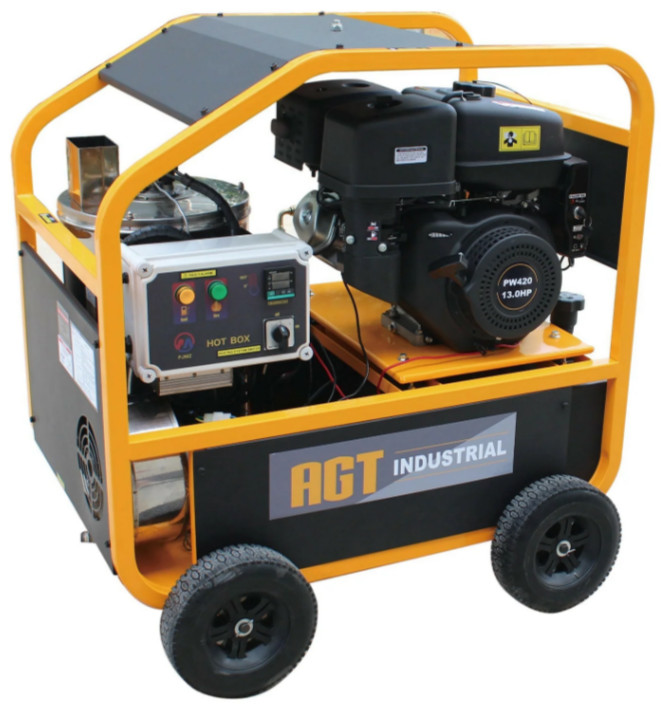 AGT 4000 PSI Hot Water High Pressure Washer Machine 13 HP Gasoline Burner w/Hose