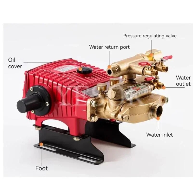 Three Cylinder Piston Pump High Pressure Cleaning Applicator/sprayer Machine