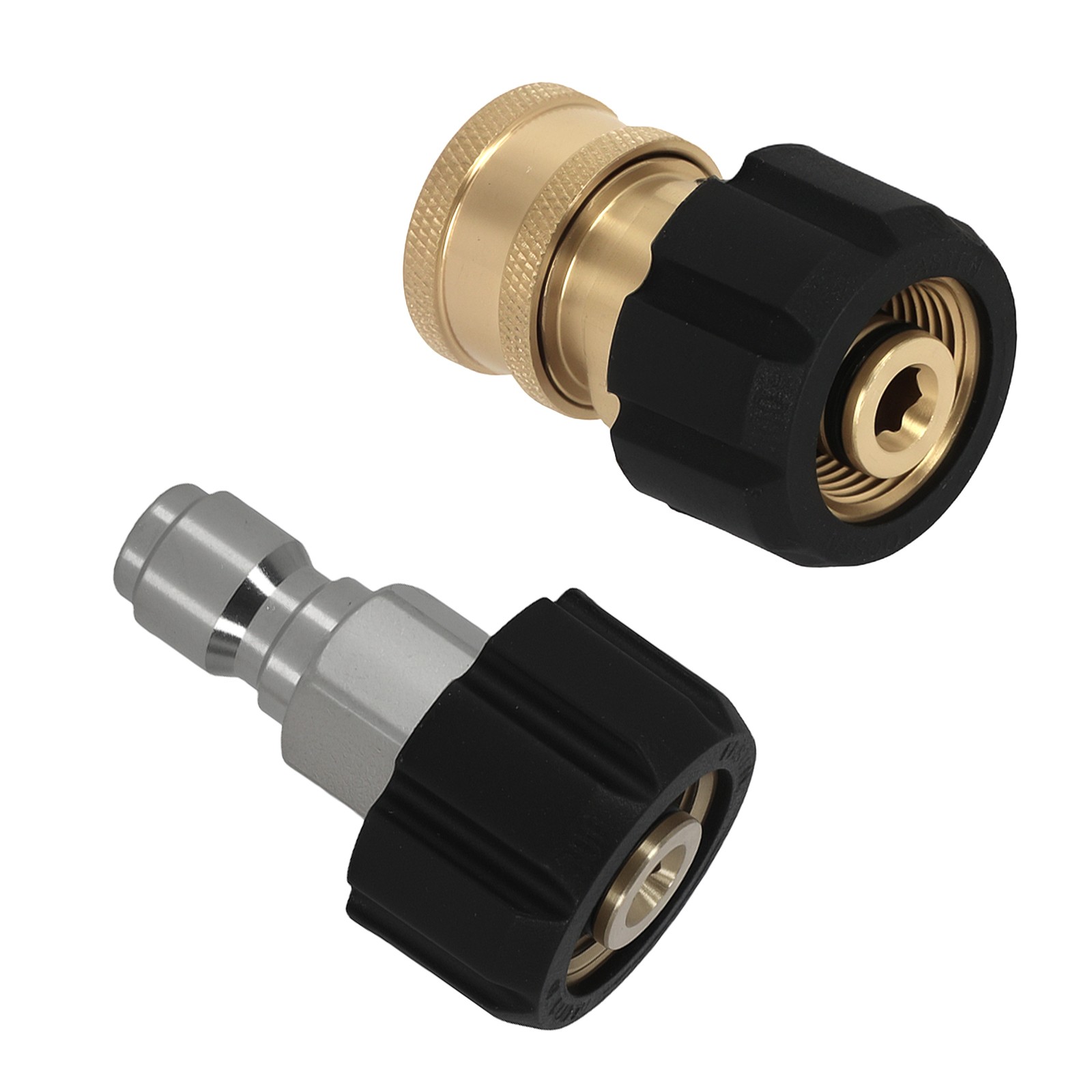 Brass Pressure Washer Adapter Coupler M22-14mm to 3/8″ Quick Connect 5000PSI