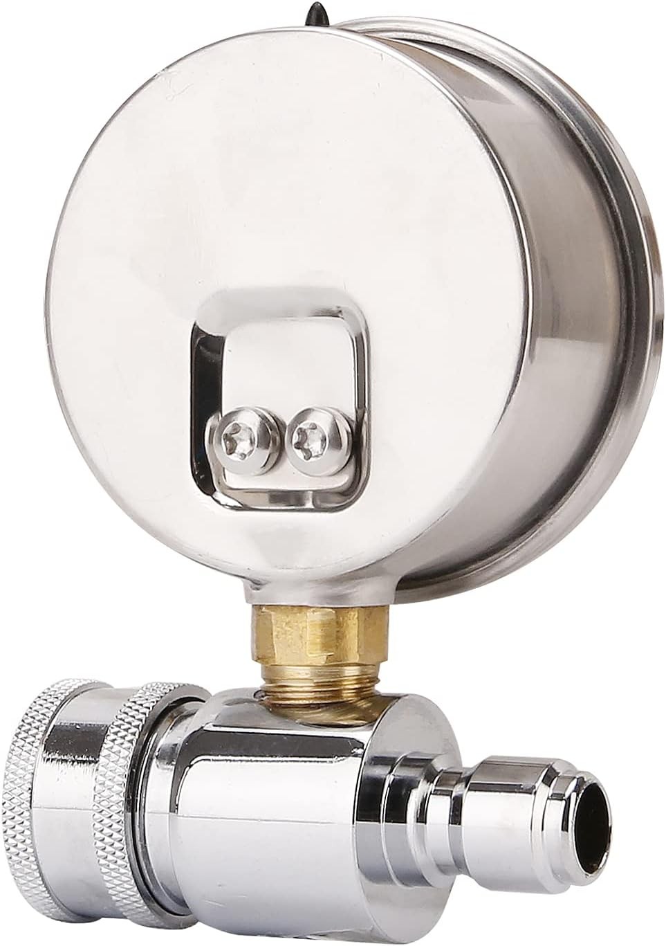 2-1/2″ Pressure Washer Pressure Gauge Kit, 3/8 Inch Quick Connect, 0-5000 PSI, L