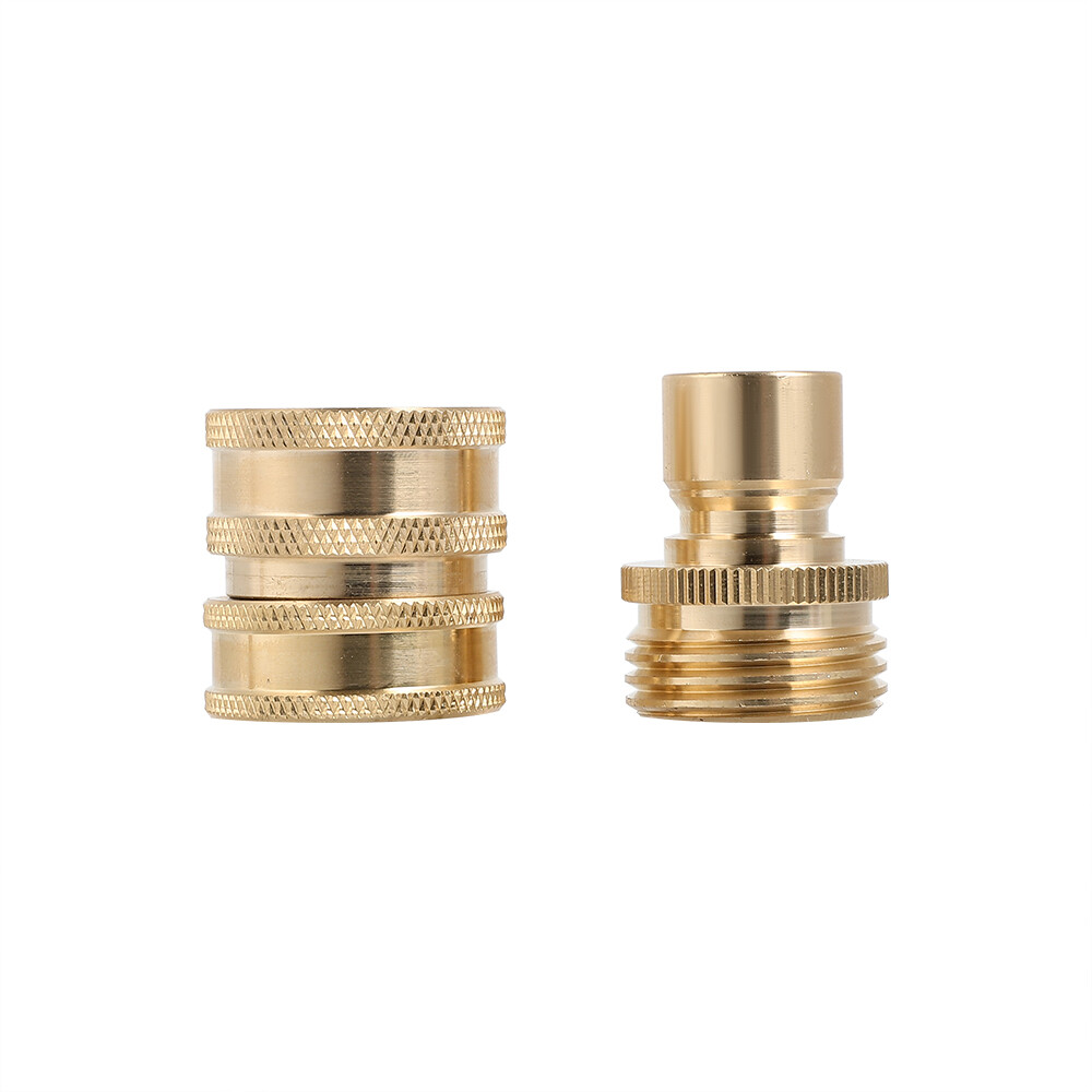 3/4″ Garden Hose Quick Connect Water SOLID Brass Female Male Connector Set New