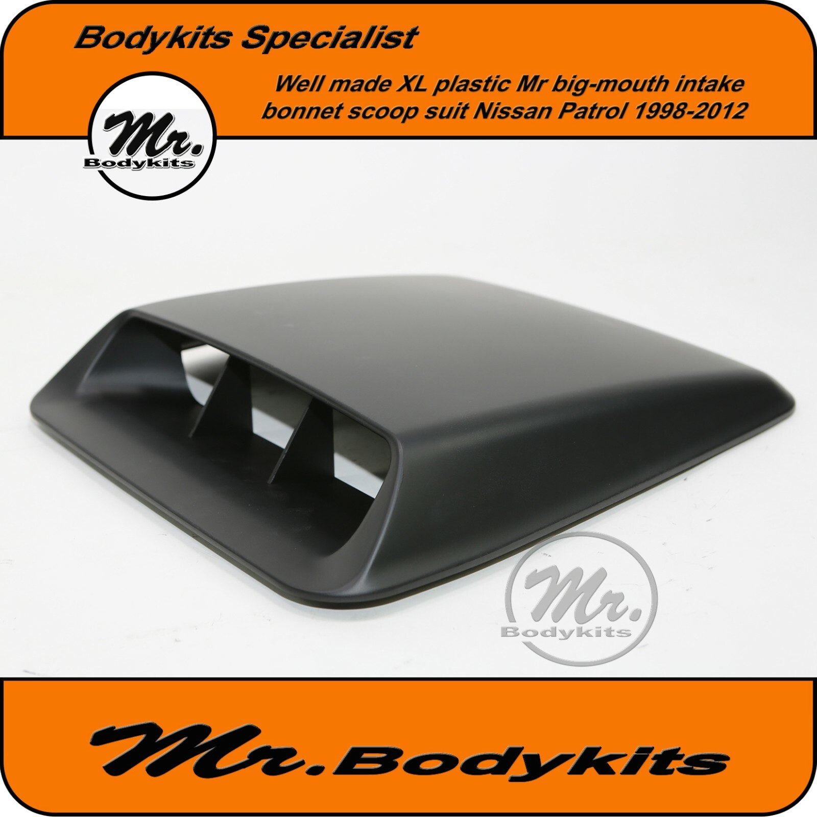 MR BIG MOUTH BONNET INTAKE SCOOP FOR NISSAN PATROL GU1/2/3/4/5/6/7/8 INTERCOOLER