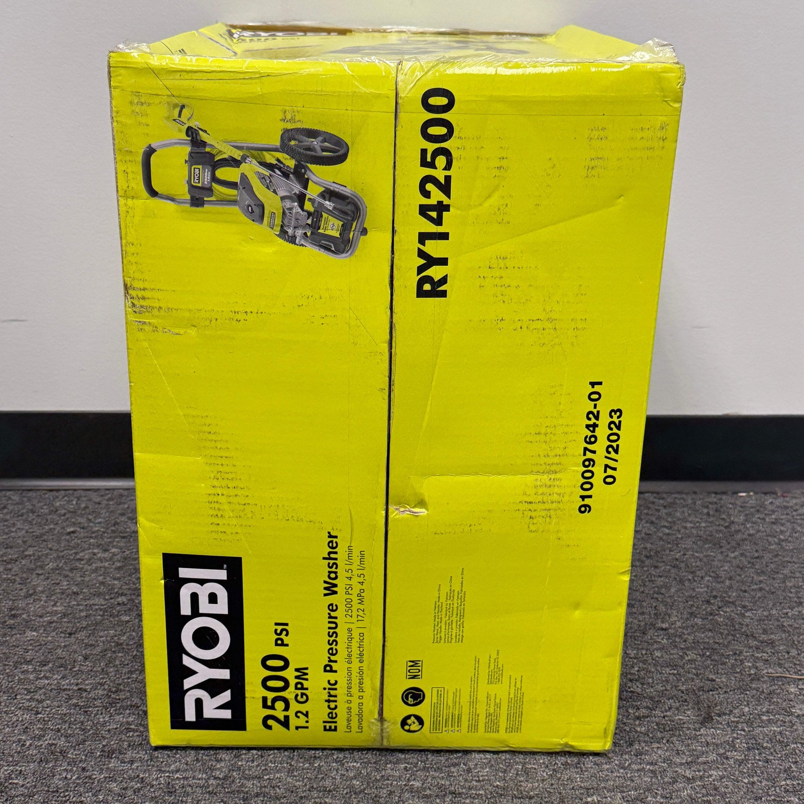 New Ryobi 120V Electric Pressure Washer RY142500