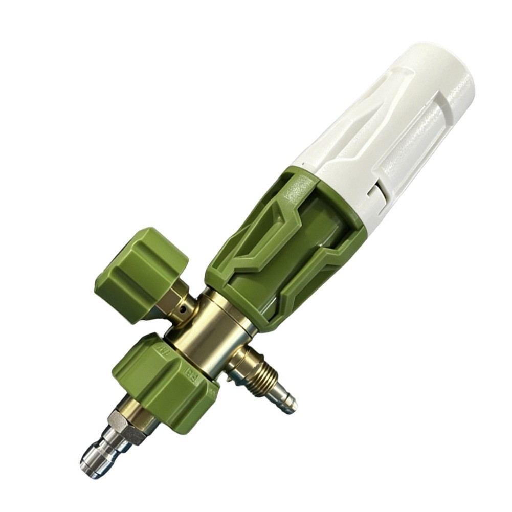 Green Plastic and Metal Foam Pot Spray Head Compatible with Bubble Sprite