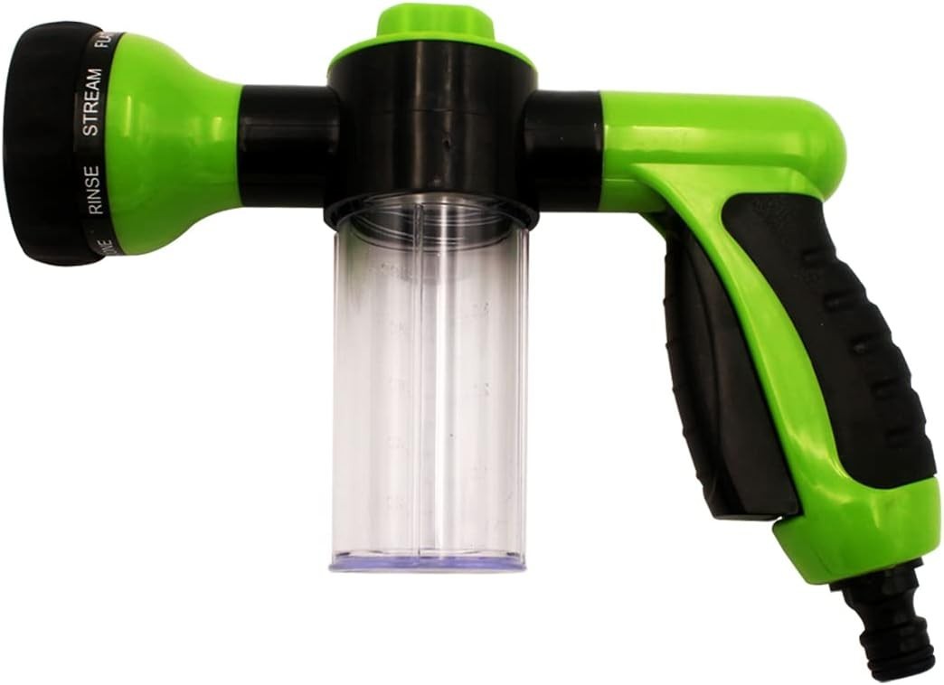 Versatile Foam Sprayer for Vehicles, Plants, and Patios – 8-in-1 Function