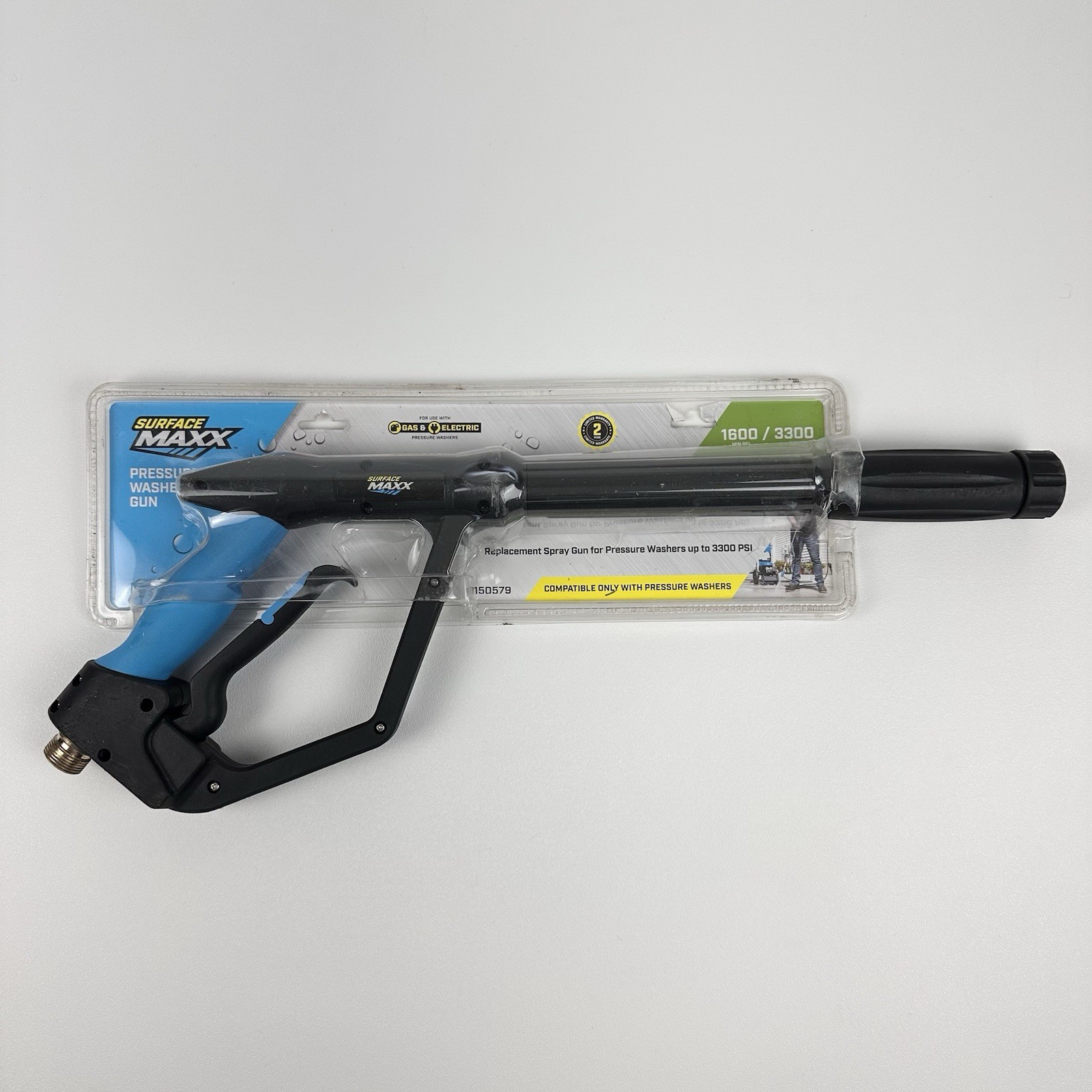 Surface Maxx Pressure Washer Gun 3300 PSI Max, New W/ Scratches & Scuffs