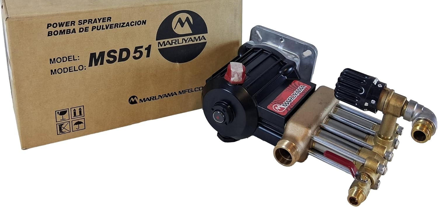 OEM Maruyama 366559 MSD51 3/4-IN Direct-drive Triplex Piston Pump for Gas Engine