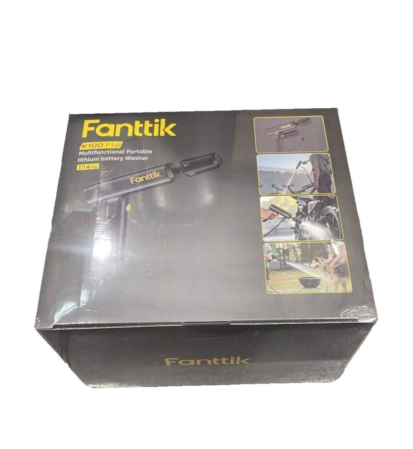 Fanttik K100 Flip Portable Cordless Electric Sprayer, Foldable Pressure Washer