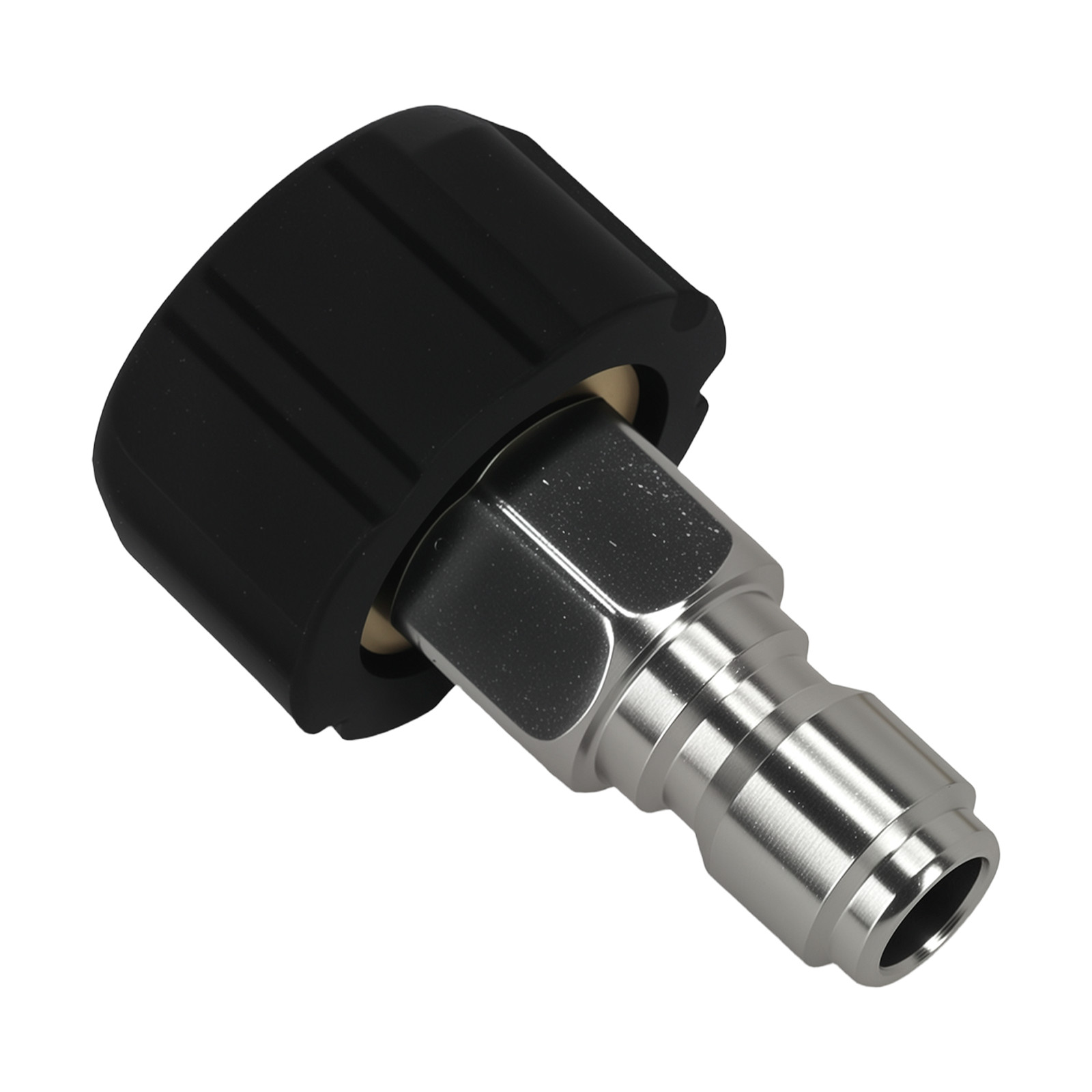 Brass Pressure Washer Adapter M22-15mm to 3/8″ Quick Connect 5000 PSI 2 Pack