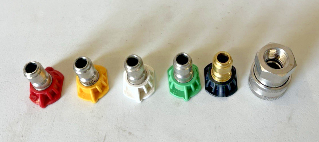 General Pump #7.0 Orifice Nozzles W/ Soap Nozzle & 1/4” Stainless Steel Socket