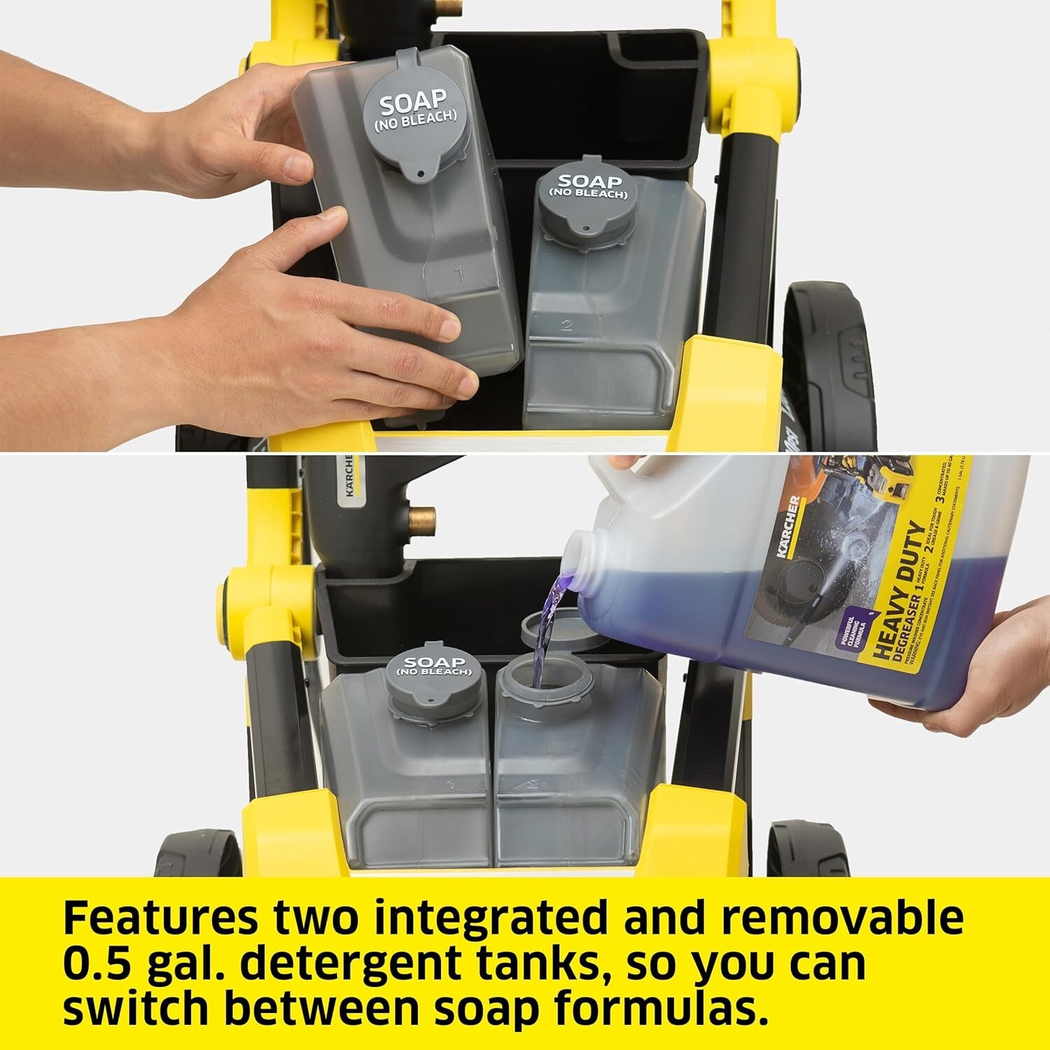 Powerful Kärcher K2300PS Pressure Washer – Versatile 4 Nozzles & Detergent Tank
