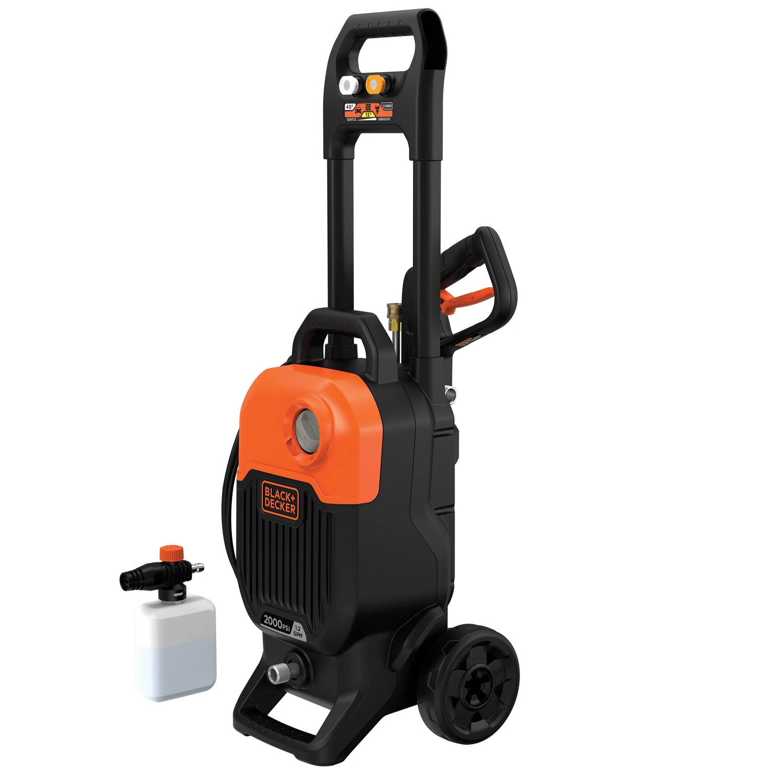 BLACK+DECKER 2000 Psi 1.2 Gpm Pressure Washer – BEPW2000