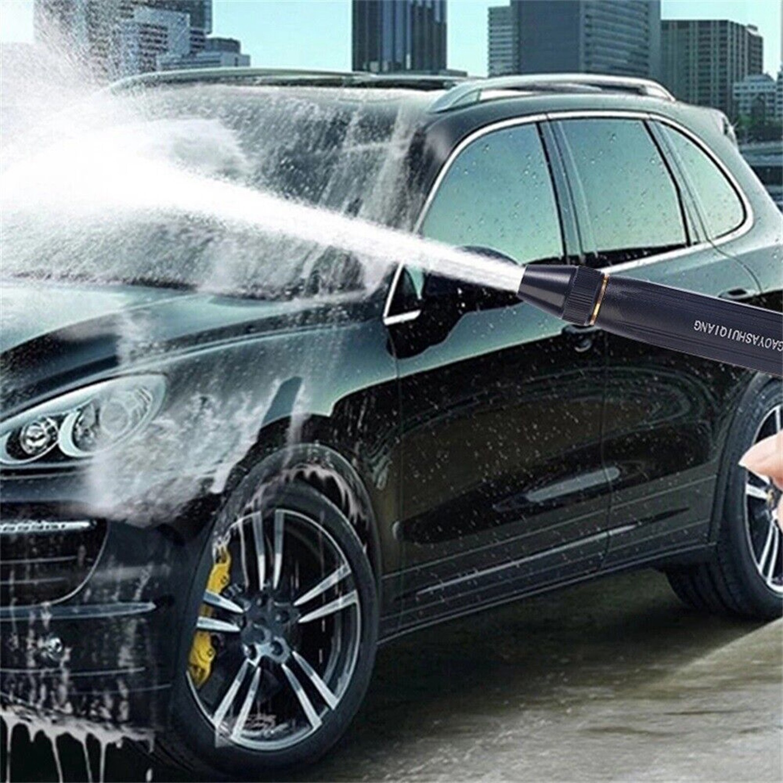 High Pressure Water Spray Gun Metal Brass Nozzle Car Garden Lawn Wash Hose Pipe