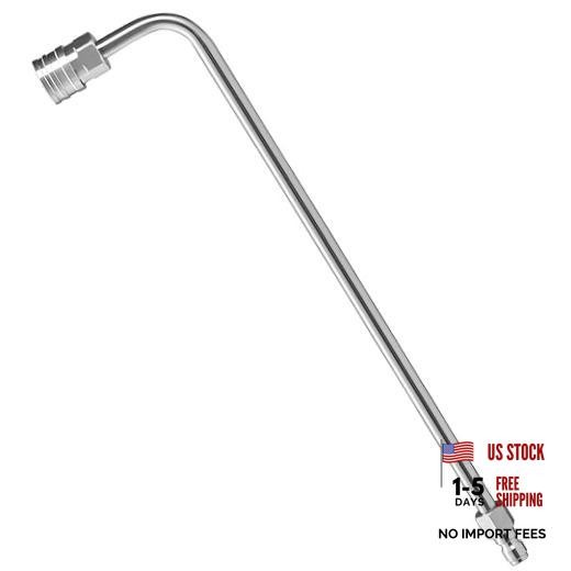 Pressure Washer Wand Extension, 90 Degree Curved Angled, Undercarriage and