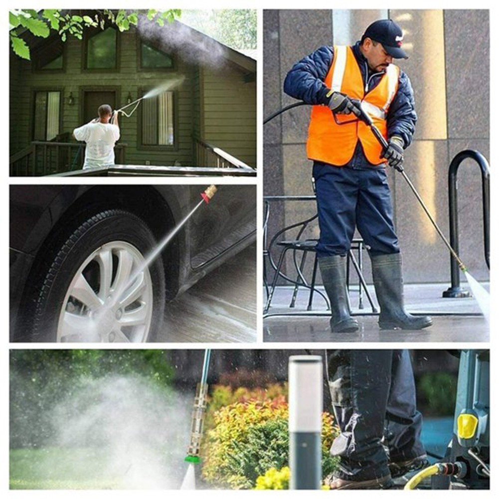 High Pressure Washer Spray Tips Nozzles 1/4 Inch 7pcs Garden Cleaning Tool