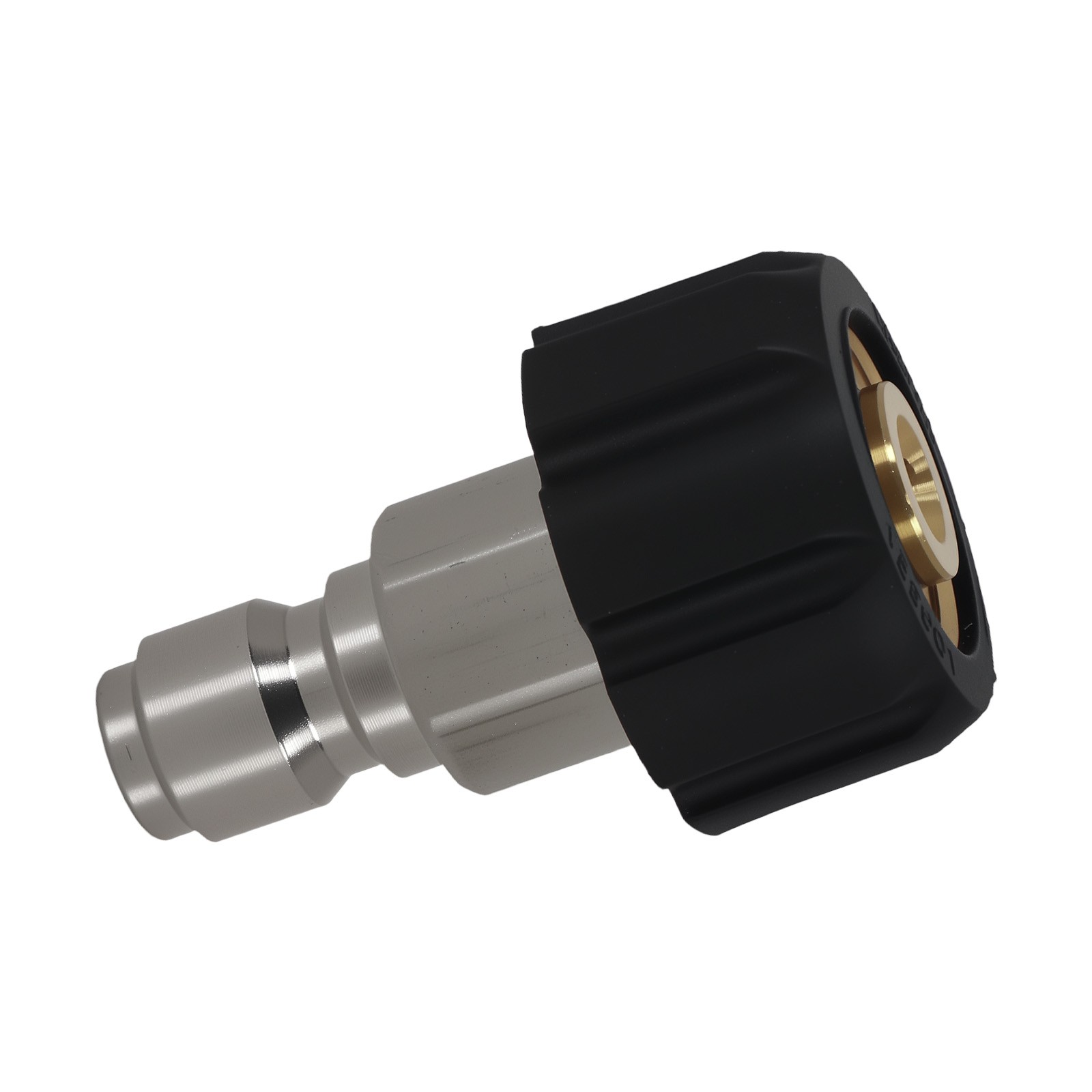 2PCS M22-14mm Thread to 3/8″ Quick Connect Brass Pressure Washer Coupler 5000PSI