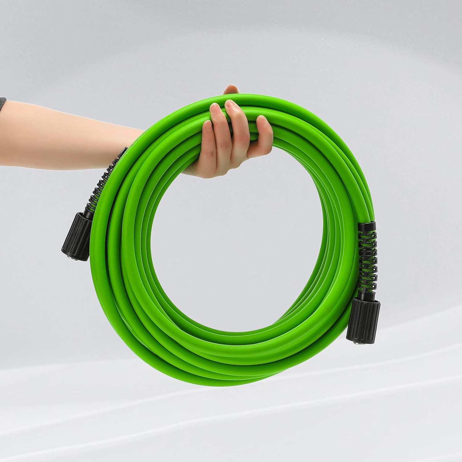Pressure Washer Hose 50FT 1/4″ 3600PSI Kink Resistant M22 Fittings Extension