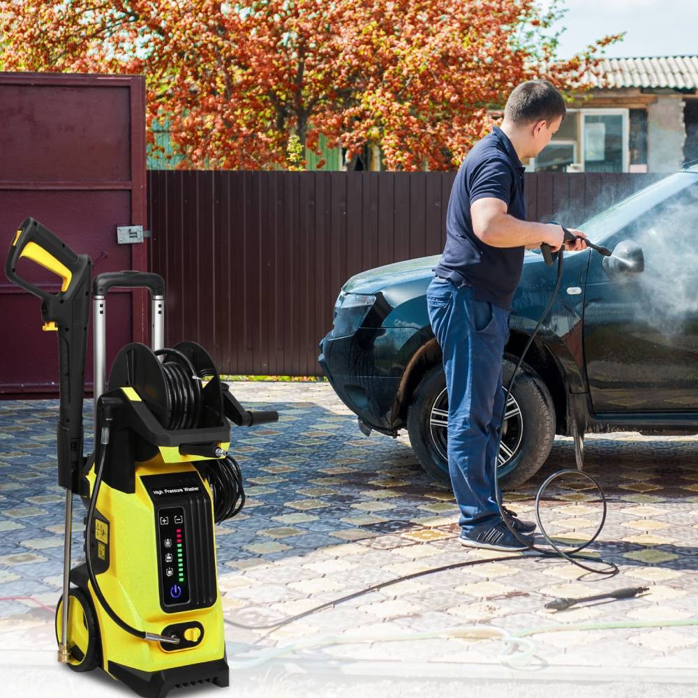 Powerful Electric High Pressure Washer 3800PSI Max 2.6 GPM Power Washer 1800W