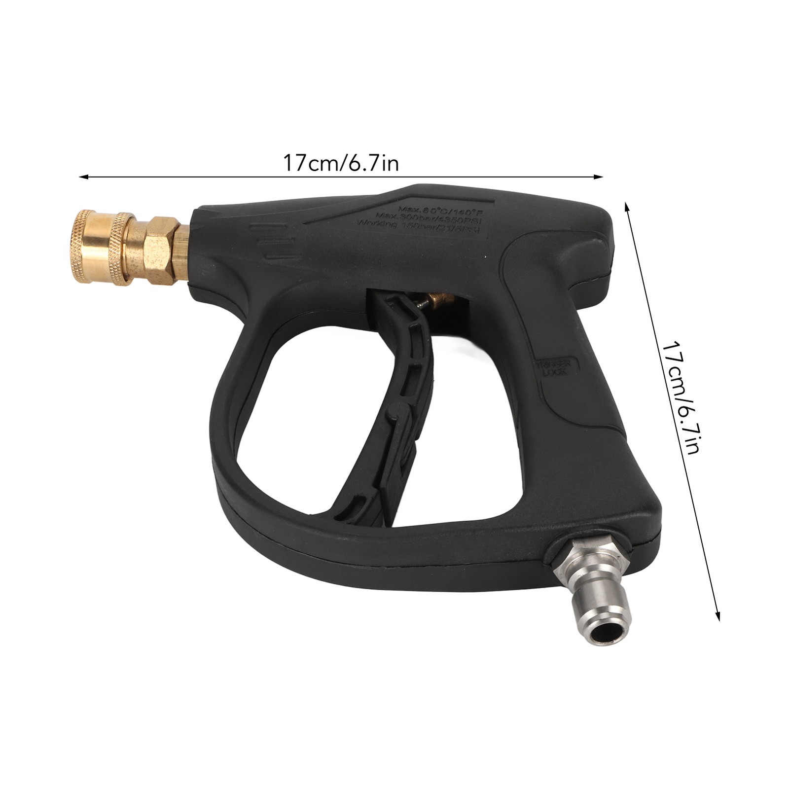 High Pressure Washer Handle Pure Copper Spool 4350PSI Pressure Washer Spraye Y