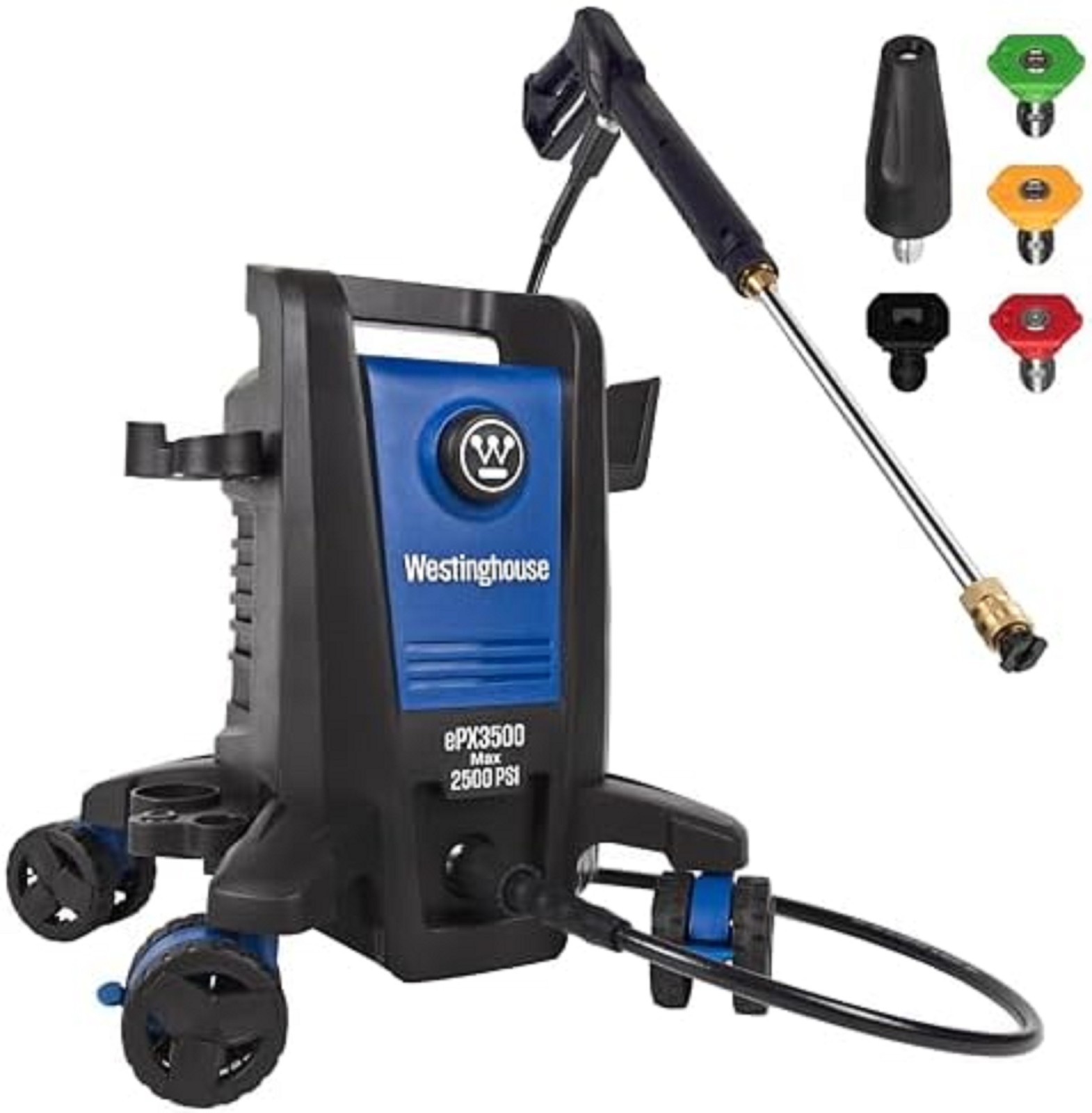 Electric Wall Mounted Power Washer 2500 PSI 1.76 GPM Adjustable Pressure Washer