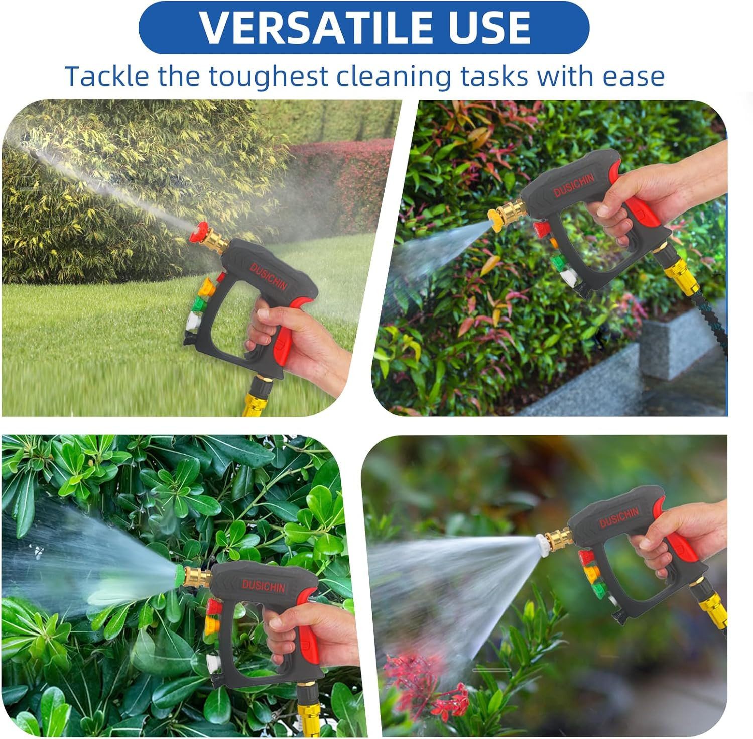 Garden Hose Adapter Pressure Washer Gun to Water Hose Fitting, Garden Hose 3/4 G