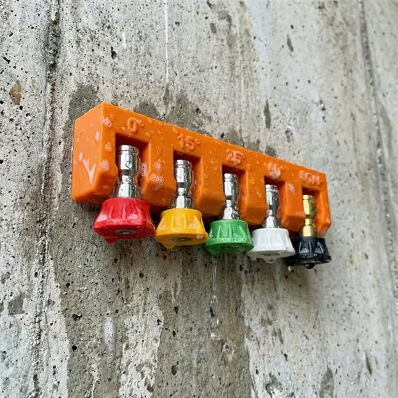 Easy Assembly Plastic Rack Outdoor Nozzle Stand Storage For High Pressure Washer