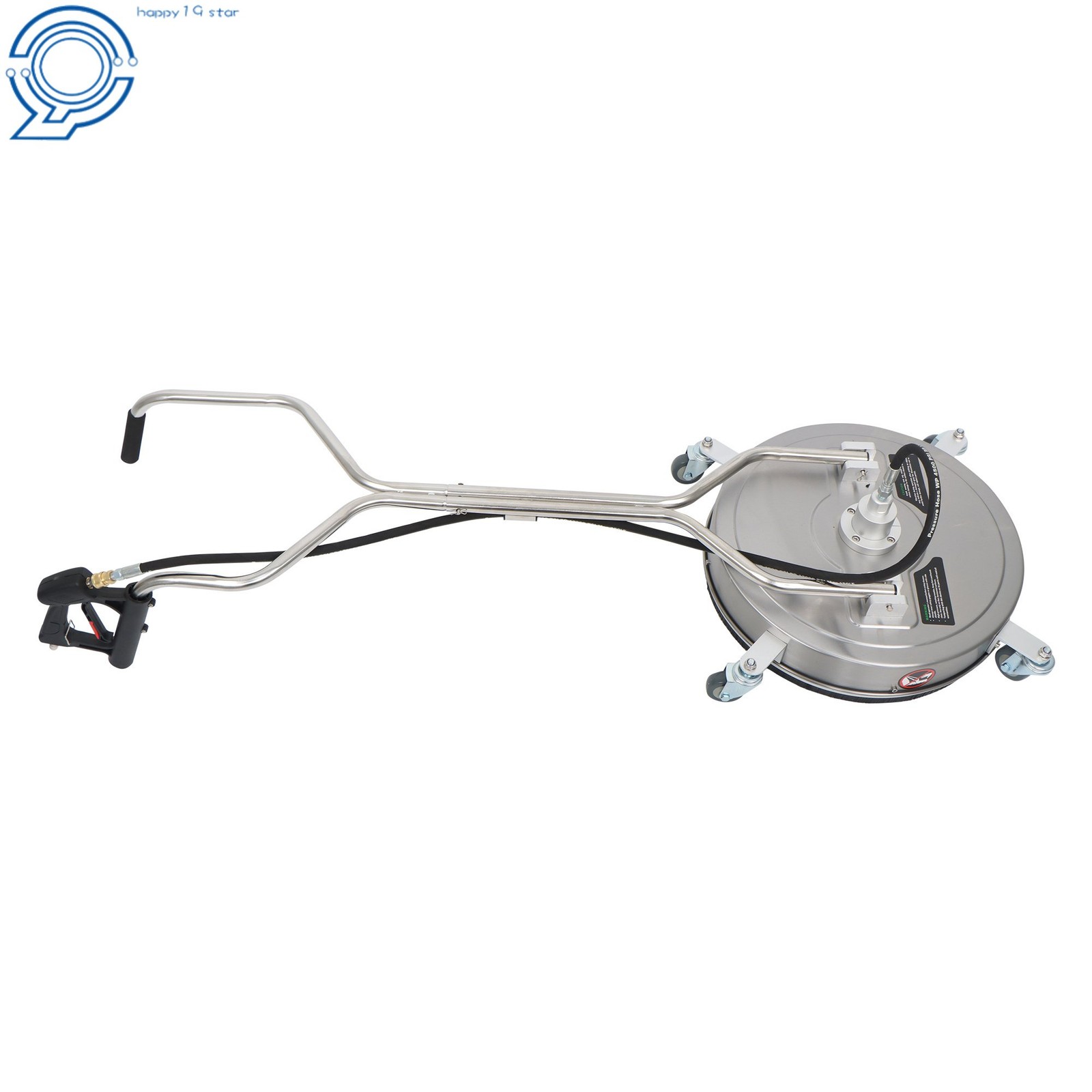 20″ Pressure Washer Surface Cleaner Dual Handles with 4 Wheels 6000PSI Washer