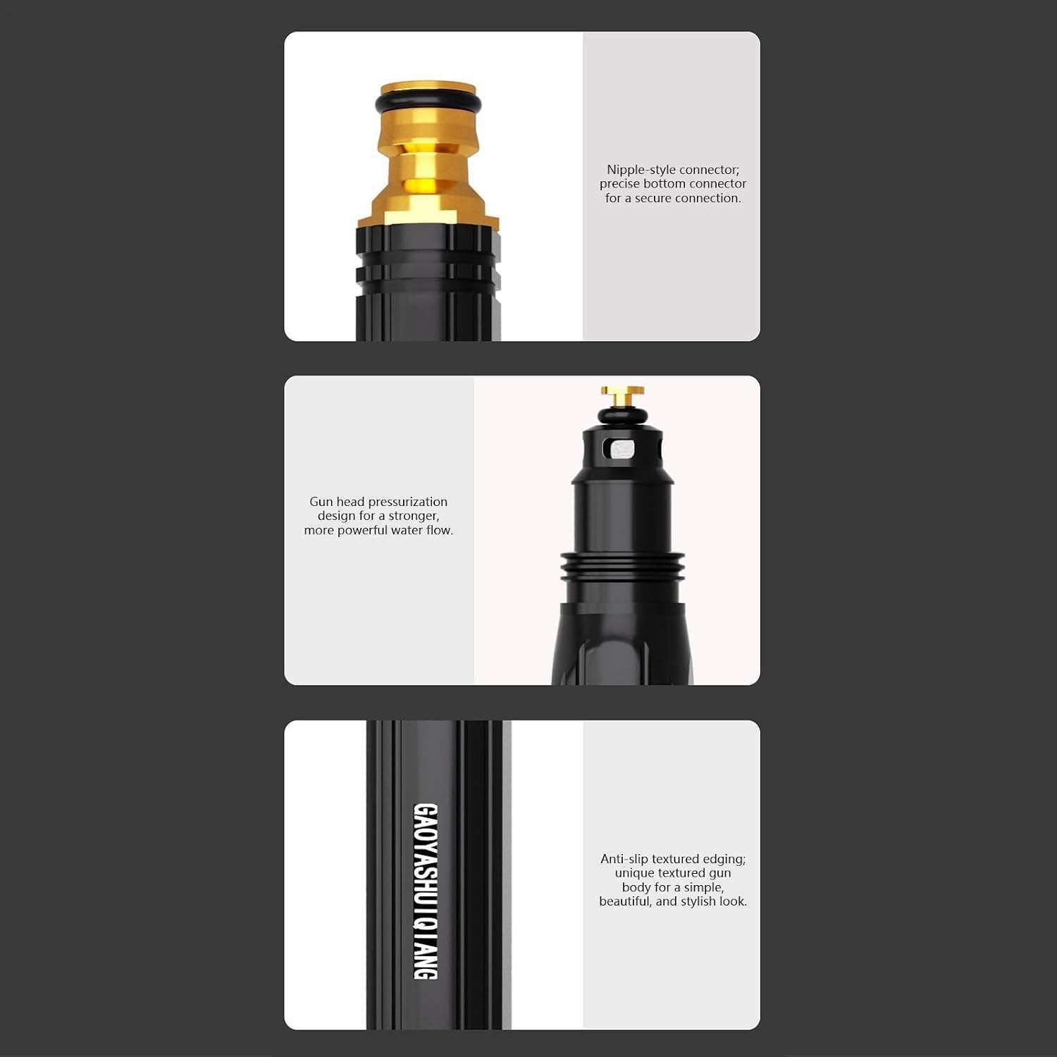 High Pressure Car Wash Water Gun Spray Nozzle Portable Washer for Auto