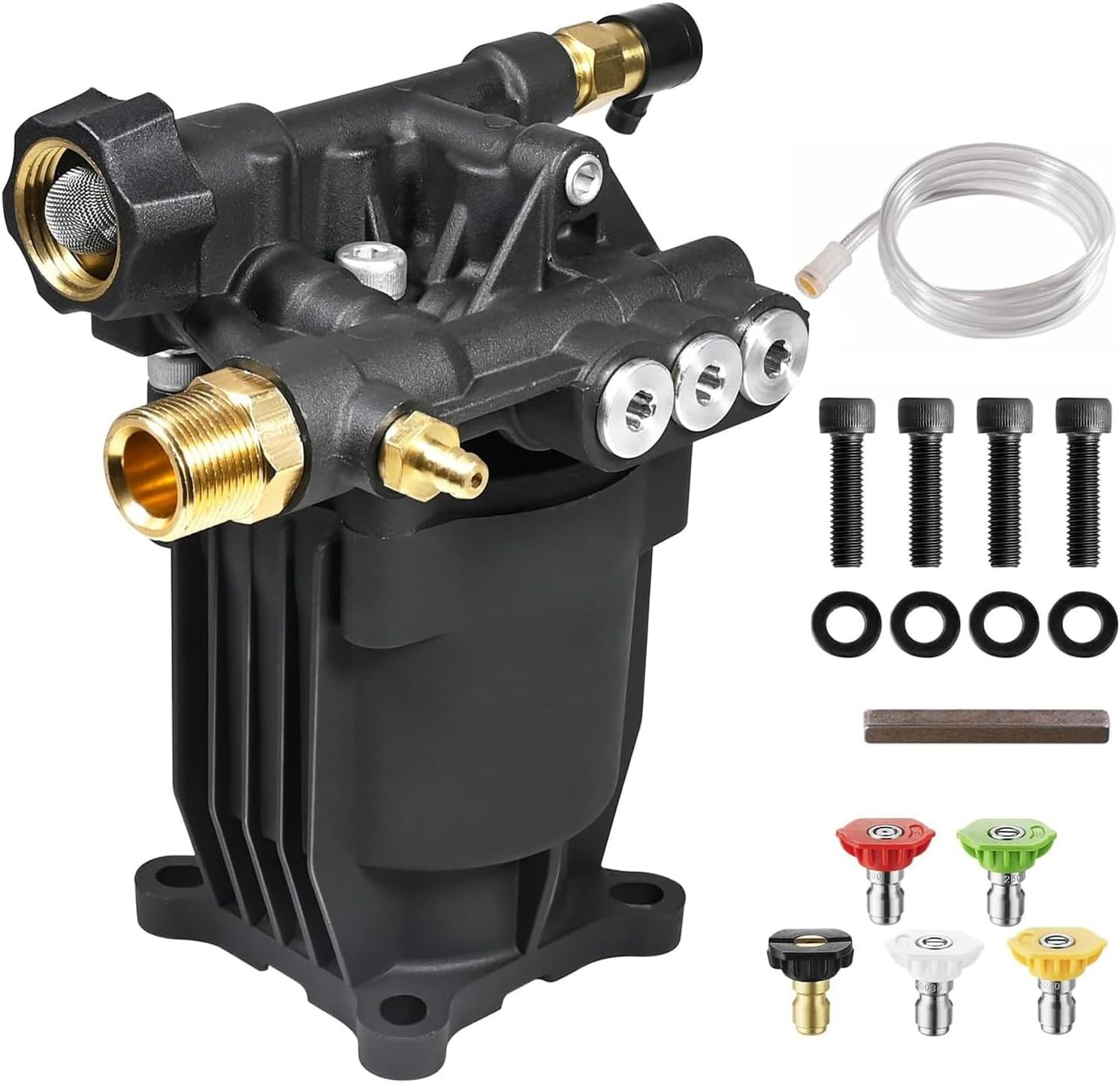 YAMATIC Pressure Washer Pump 3/4″ Shaft Horizontal Power Washer Pump Max 3200 PS