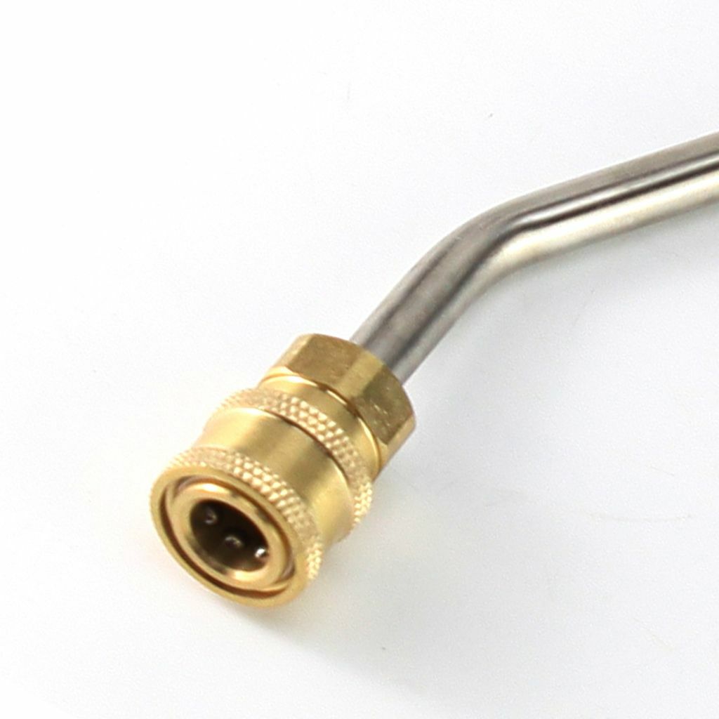 US High Pressure Metal Elbow Washer Gutter Cleaner Lance Wand 1/4″ Quick Connect