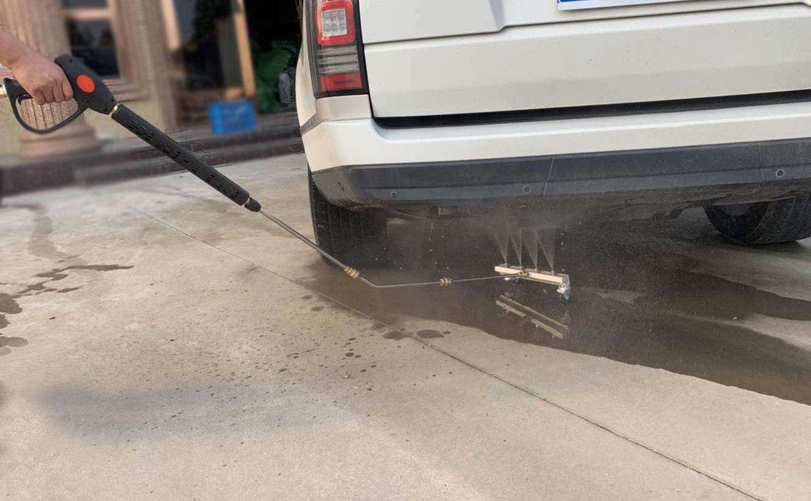M MINGLE Pressure Washer Undercarriage Cleaner, Under Car Wash, with 45 Degre…