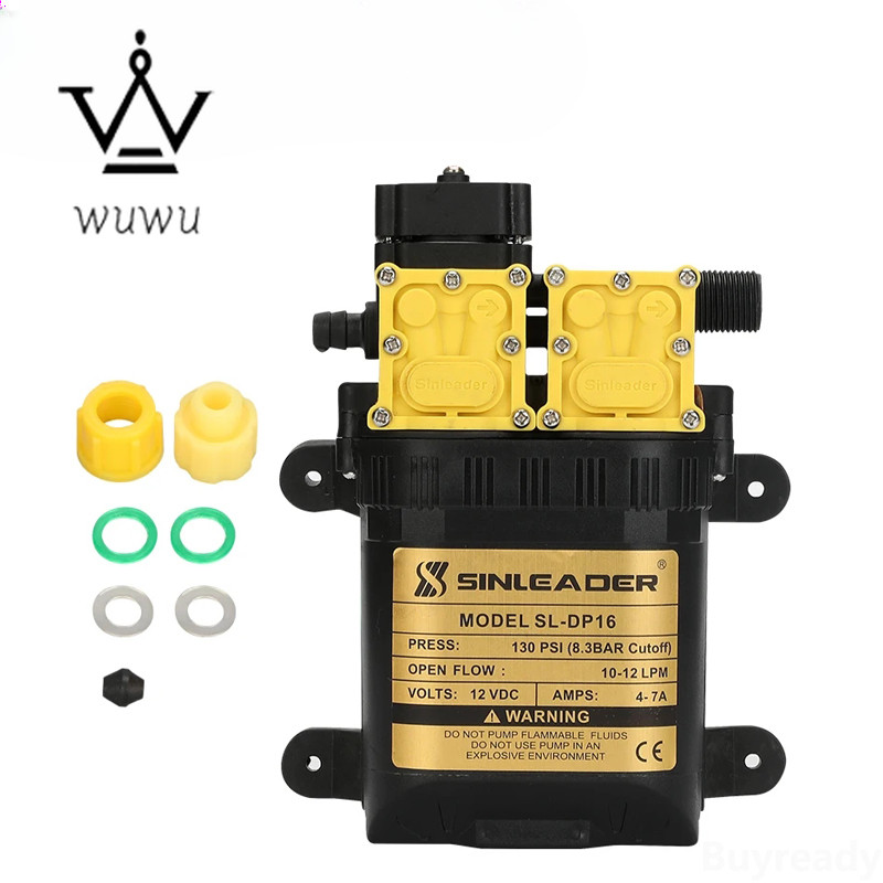 12V 220V 7A 130PSI 10L/min High Pressure Agricultural Electric Water Pump