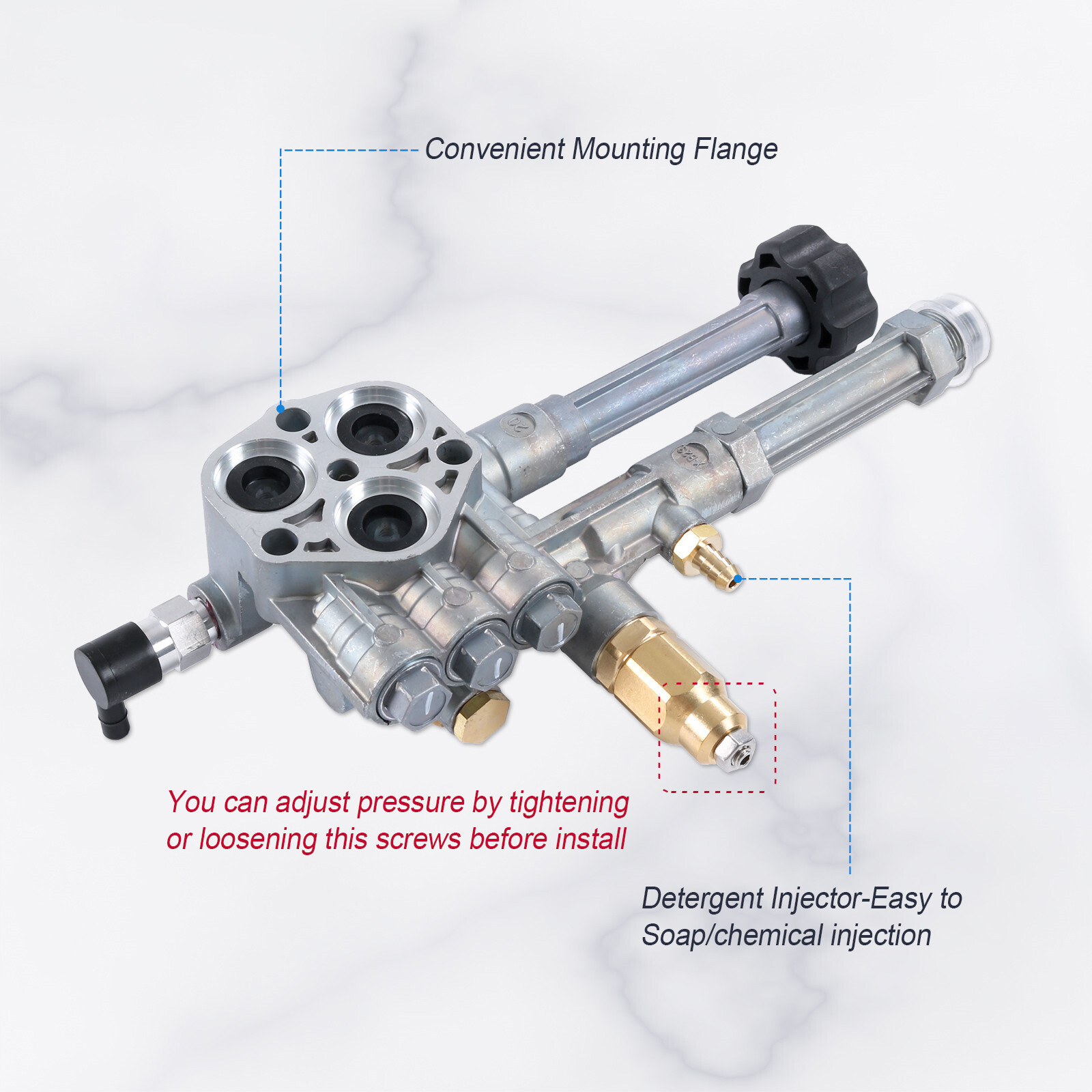For Complete PUMP HEAD w UNLOADE AR42940 SRMW2.2G24 Pressure Washer