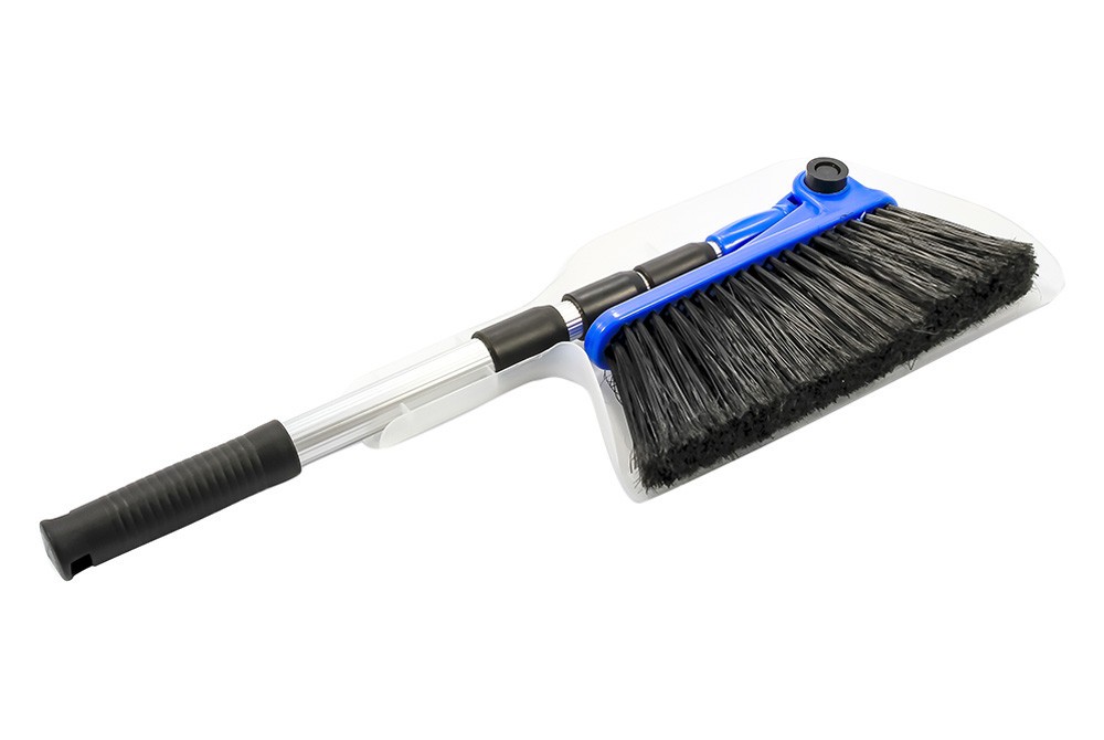 Camco Adjustable Broom w Dust Pan