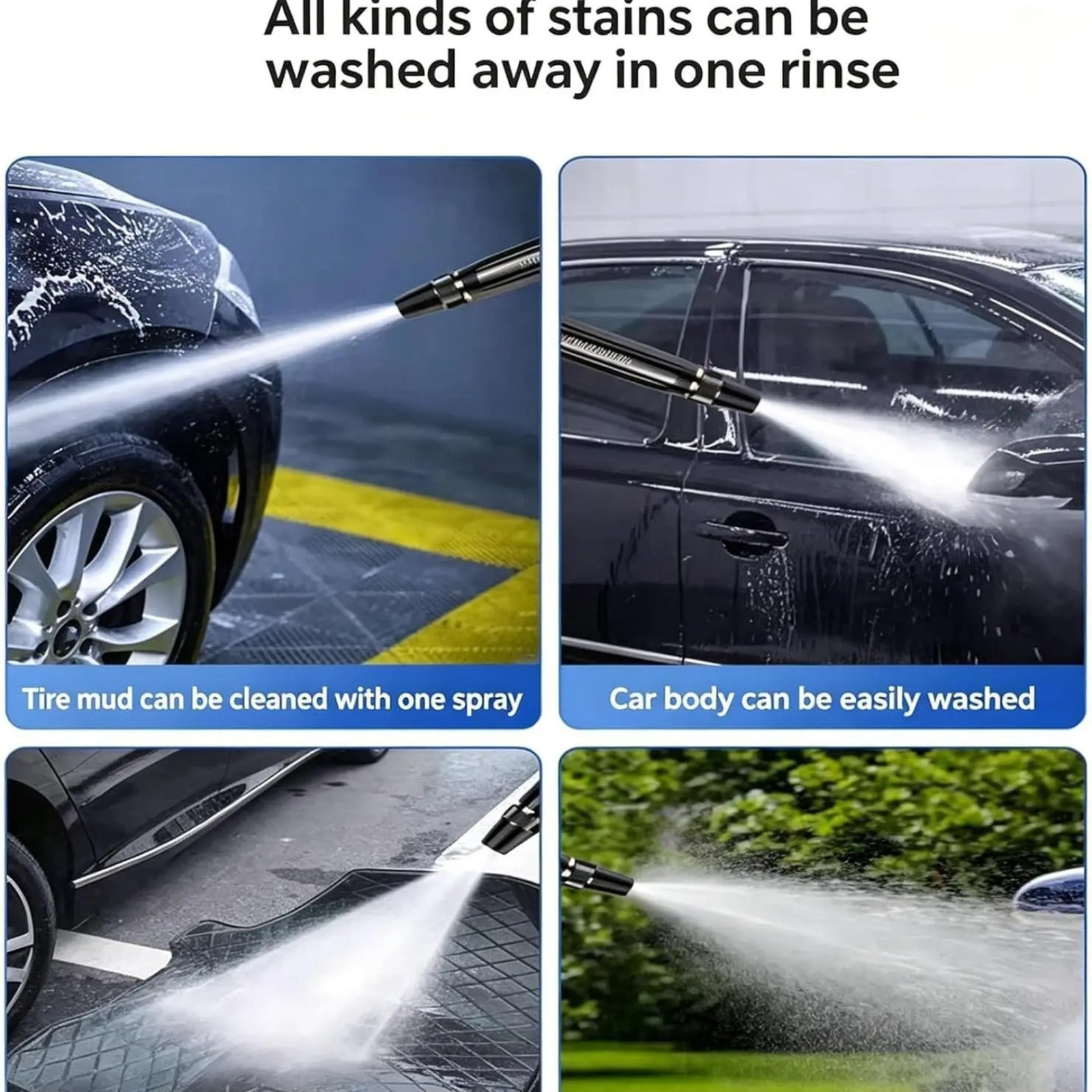 High Pressure Hose Nozzle Water Gun for Car Wash Garden Pressure Booster Modren