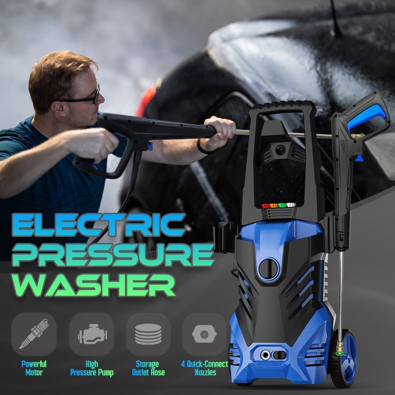 Pressure Washer 4200PSI 2.5GPM, Steel Lance, 500ML Foam Cannon, for Driveway