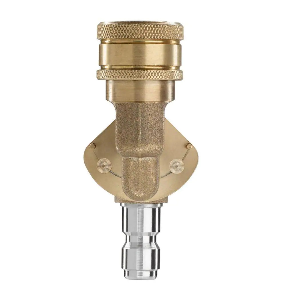 Quick-Connect Pivoting Coupler for Use with Most Pressure Washer Brands up to 45