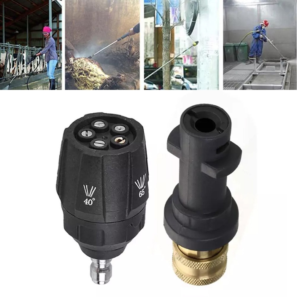 For Karcher Compatible Adjustable Nozzle with Quick Connect and for multi Angles
