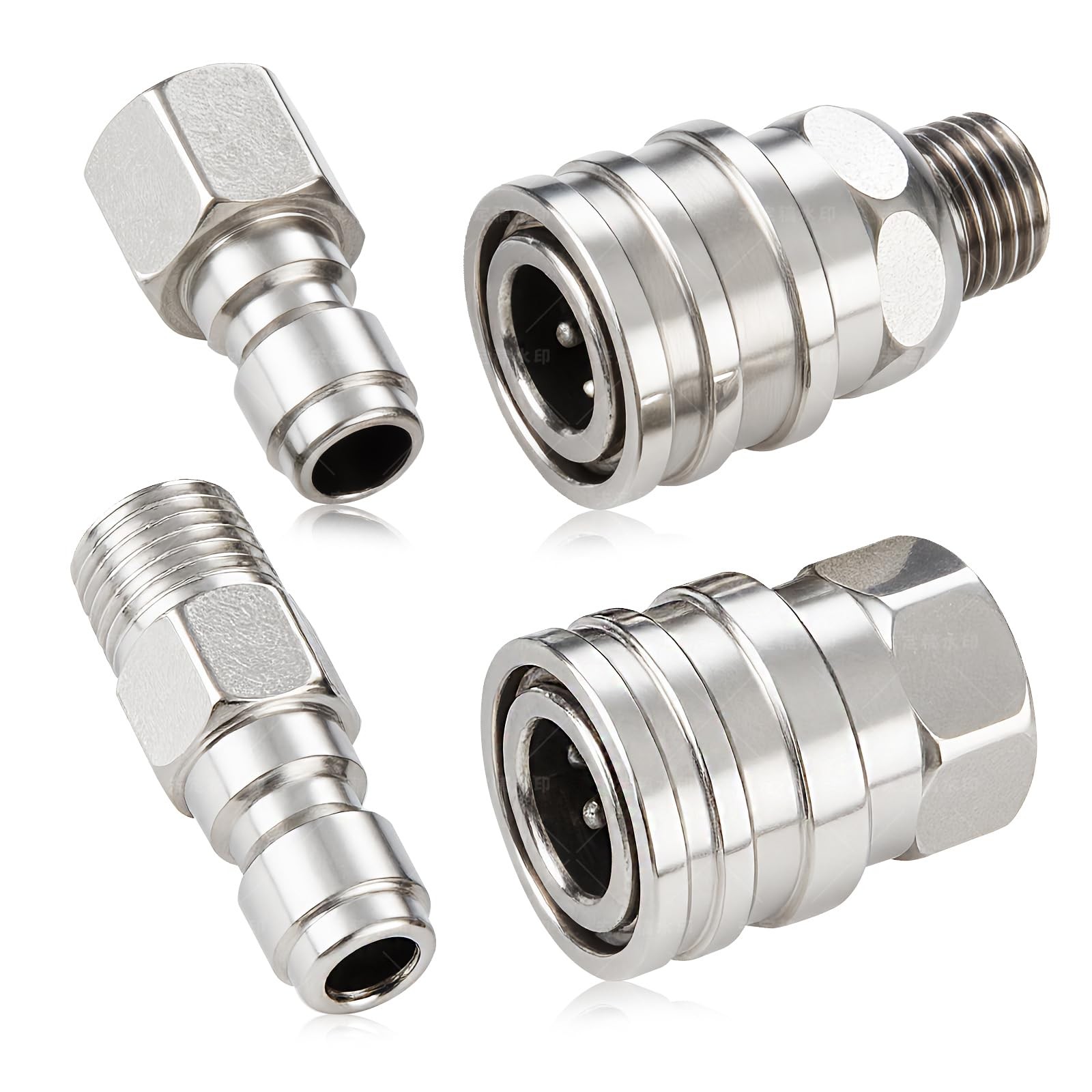 Ciunura 4 PCS Pressure Washer Coupler Quick Connect Fittings，1/4 in NPT Femal…