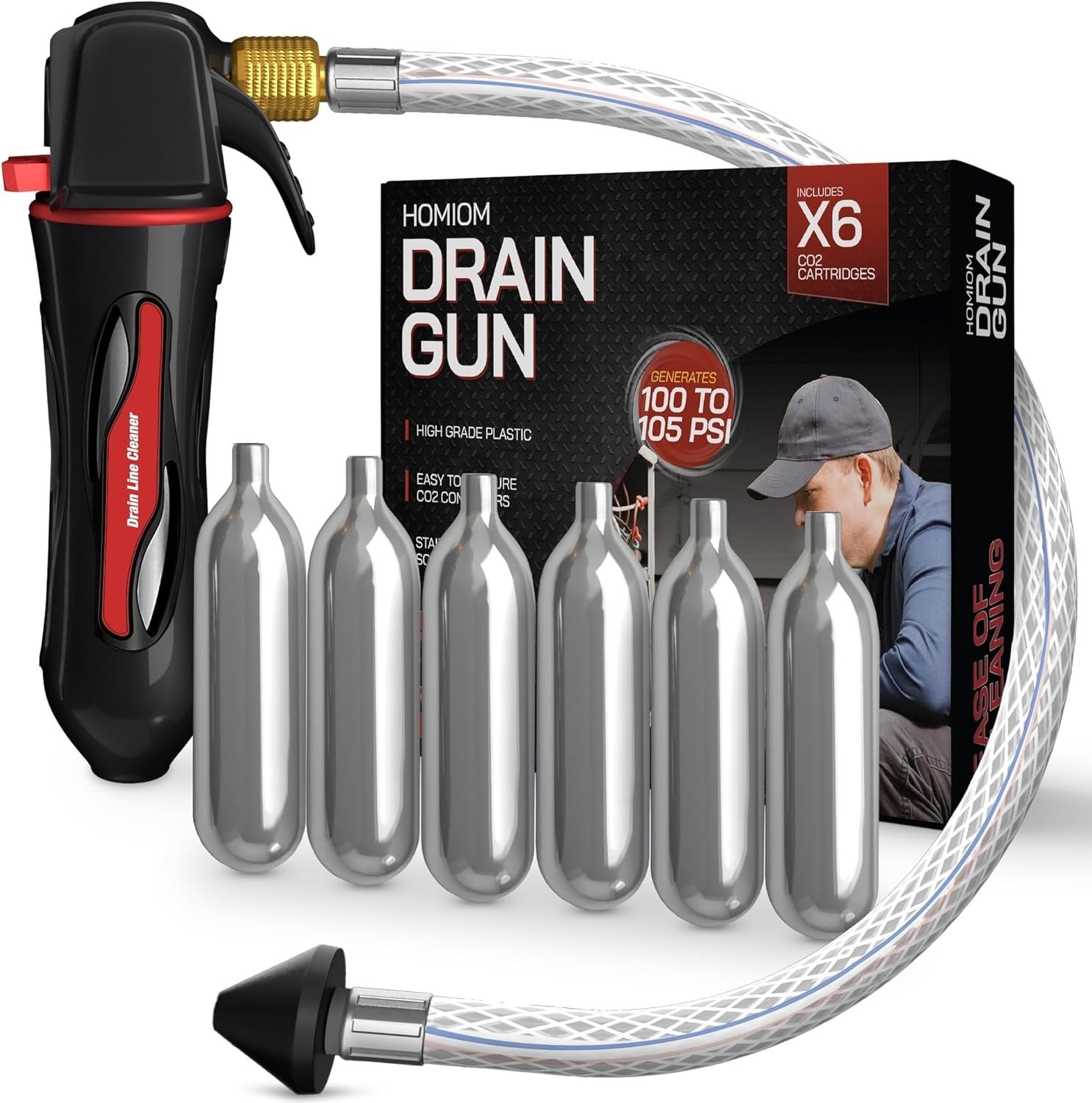 Powerful Gallo Drain Gun – Eco-Friendly CO2 Tool for HVAC Drain Clogs & Cleaning