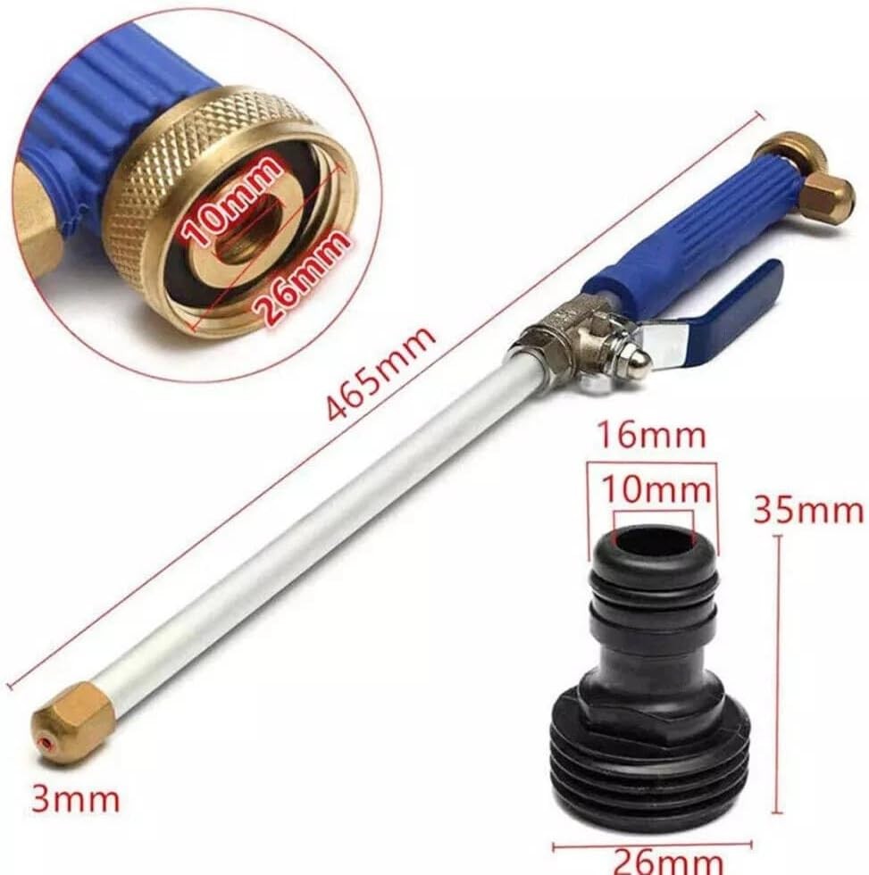 High Pressure Power Washer Water Spray Gun Nozzle Wand Attachment Garden Hose