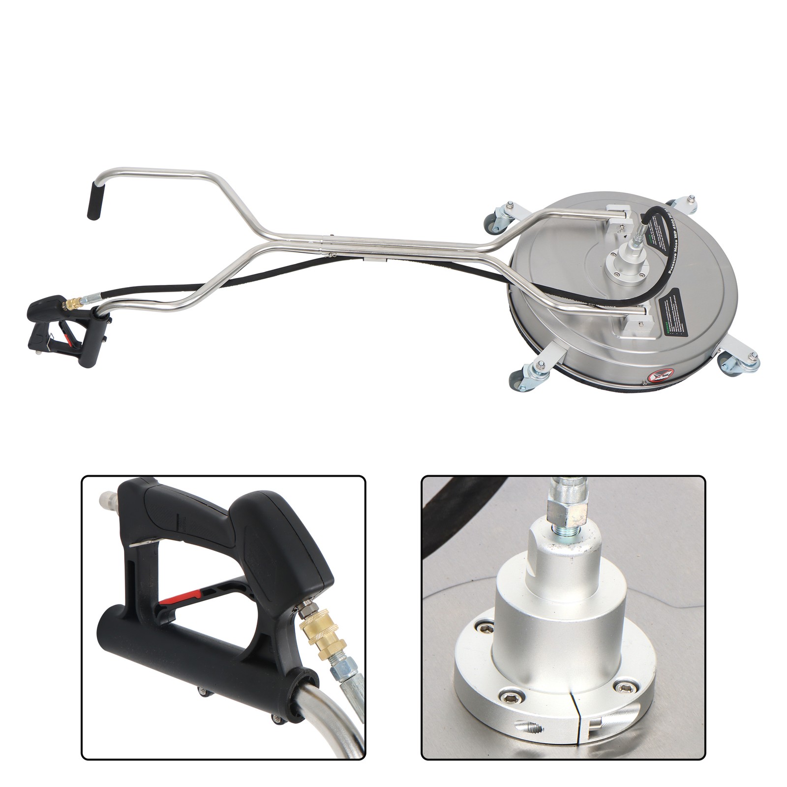 Pressure Washer Surface Cleaner 6000PSI Power Washer Dual Handle 20 inch