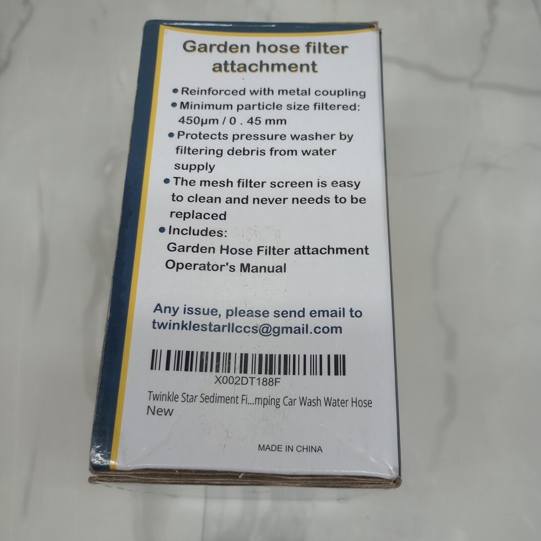 Universal Sediment Filter Attachment Fit Garden Hose Twinkle Star