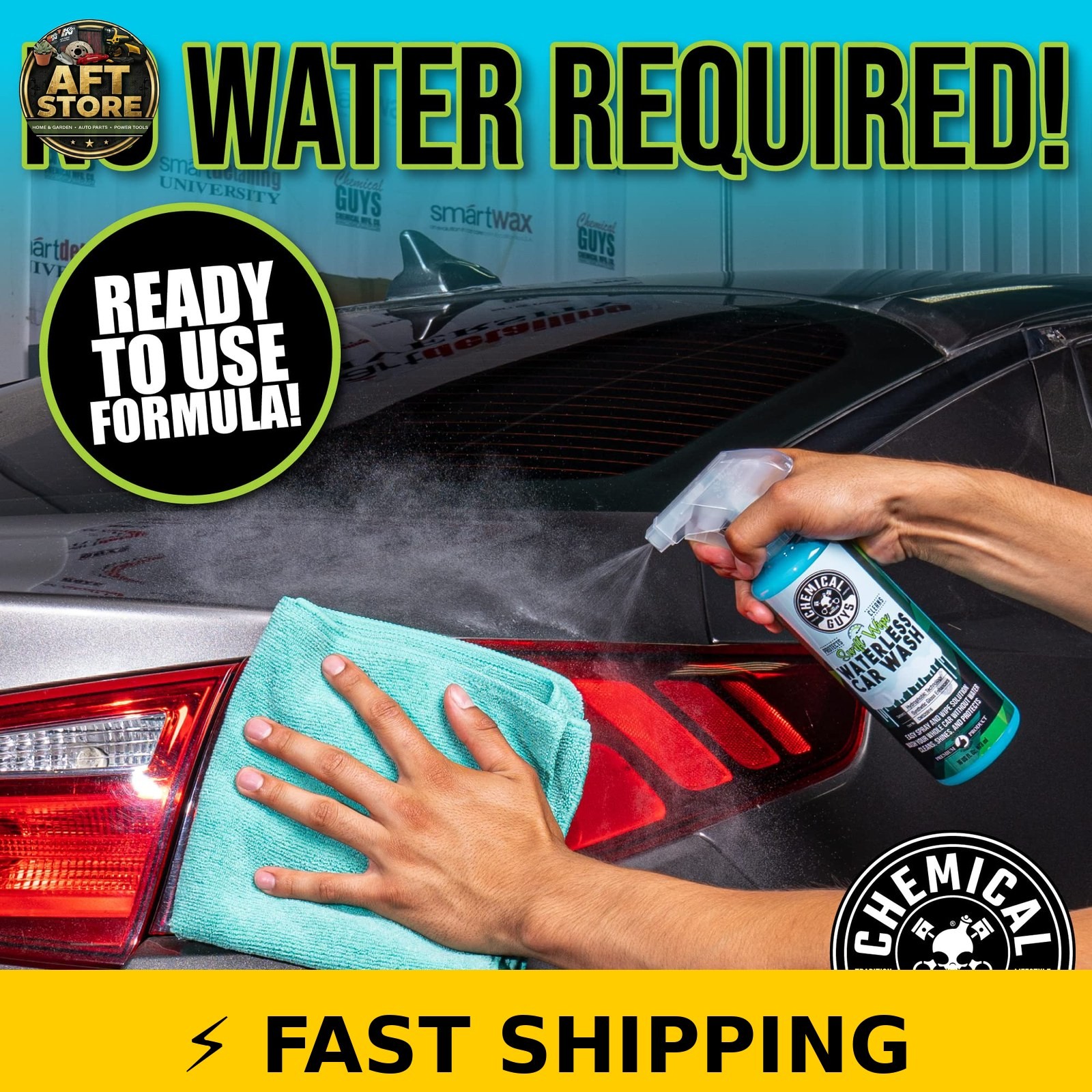 Chemical Guys Swift Wipe Waterless Car Wash Spray – 16 oz