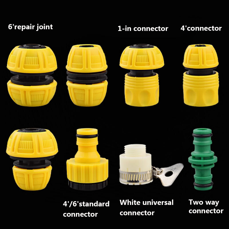 4′ 6′ 1-in Car Washer Pressure Garden Adapter Hose Quick Disconnect Water Pipe